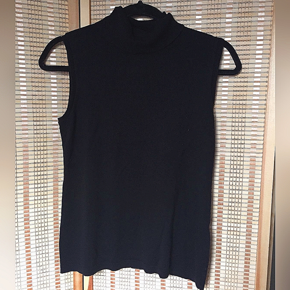 Calvin Klein Knit Turtle-Neck Tank